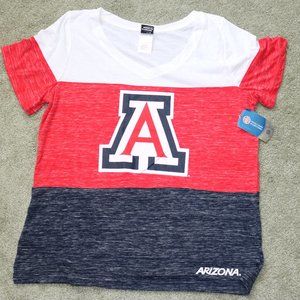 Arizona Wildcats Team Logo Tri Color T-Shirt